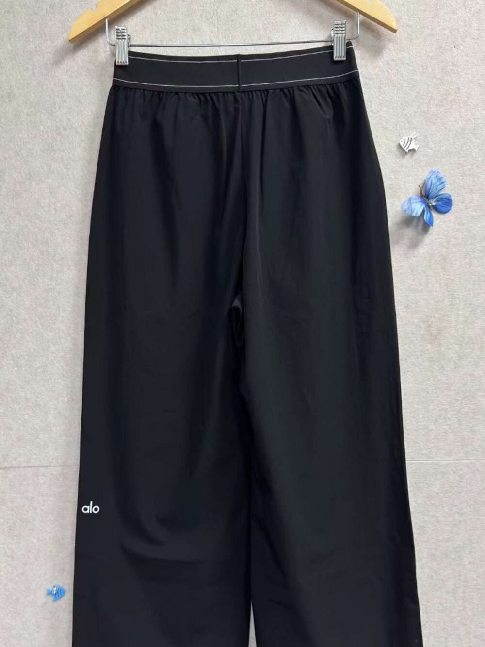 ALO Yoga Black Suit Up Trouser Regular 30"👩💻Effortless Straight Fit Pants🔥 - Picture 5 of 9